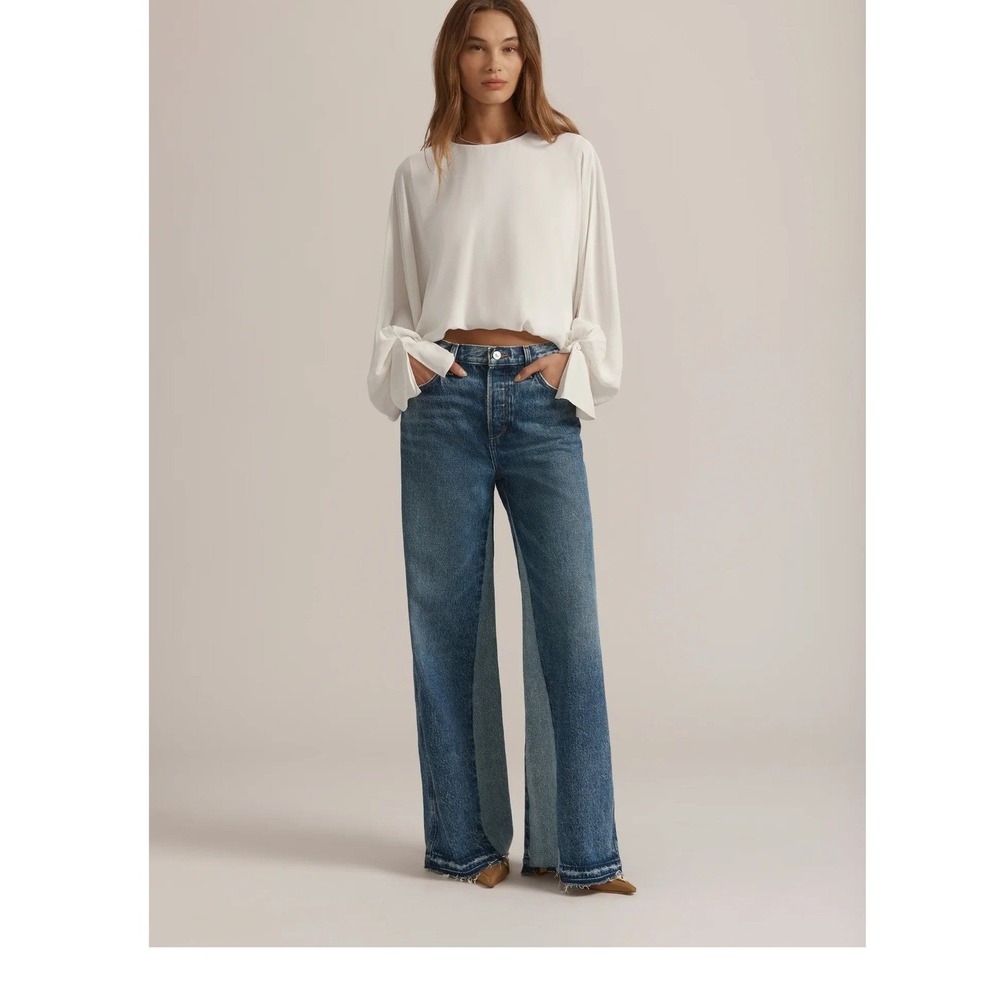 Favorite Daughter Masha Super High Rise Wide Leg Jeans Size 30
